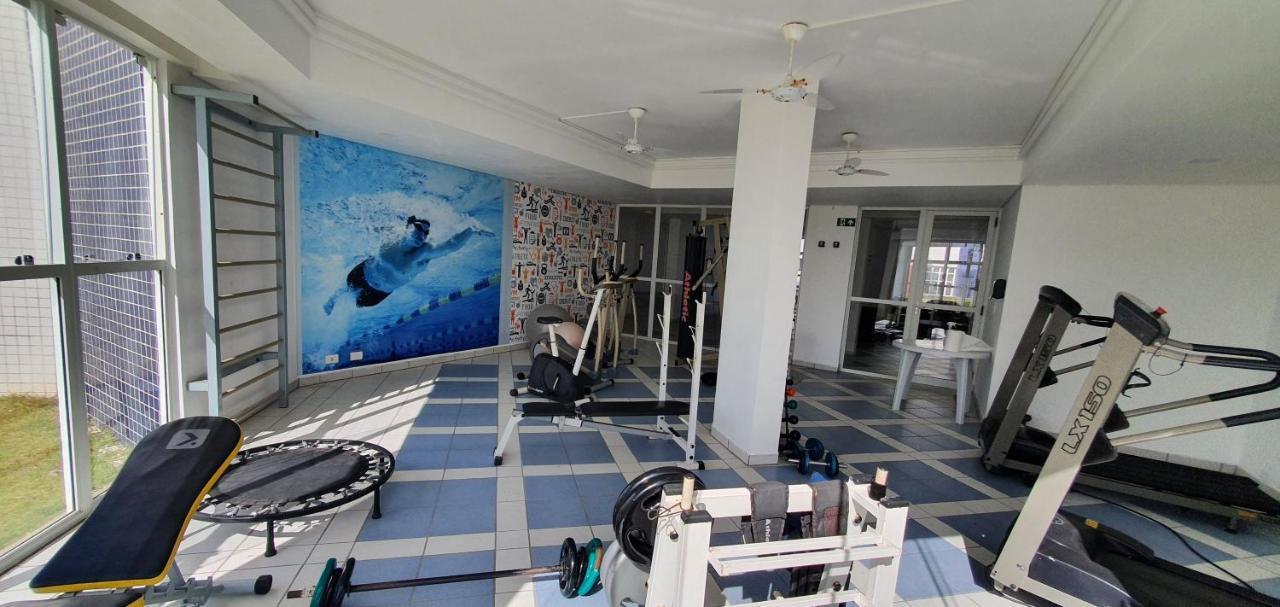Apto Resort Cambuhy Frente Mar Piscina Academia 马蒂尼奥斯 外观 照片
